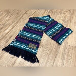 Scotch & Soda Amsterdam wool blend fair isle Nordic Patterned Scarf winter
